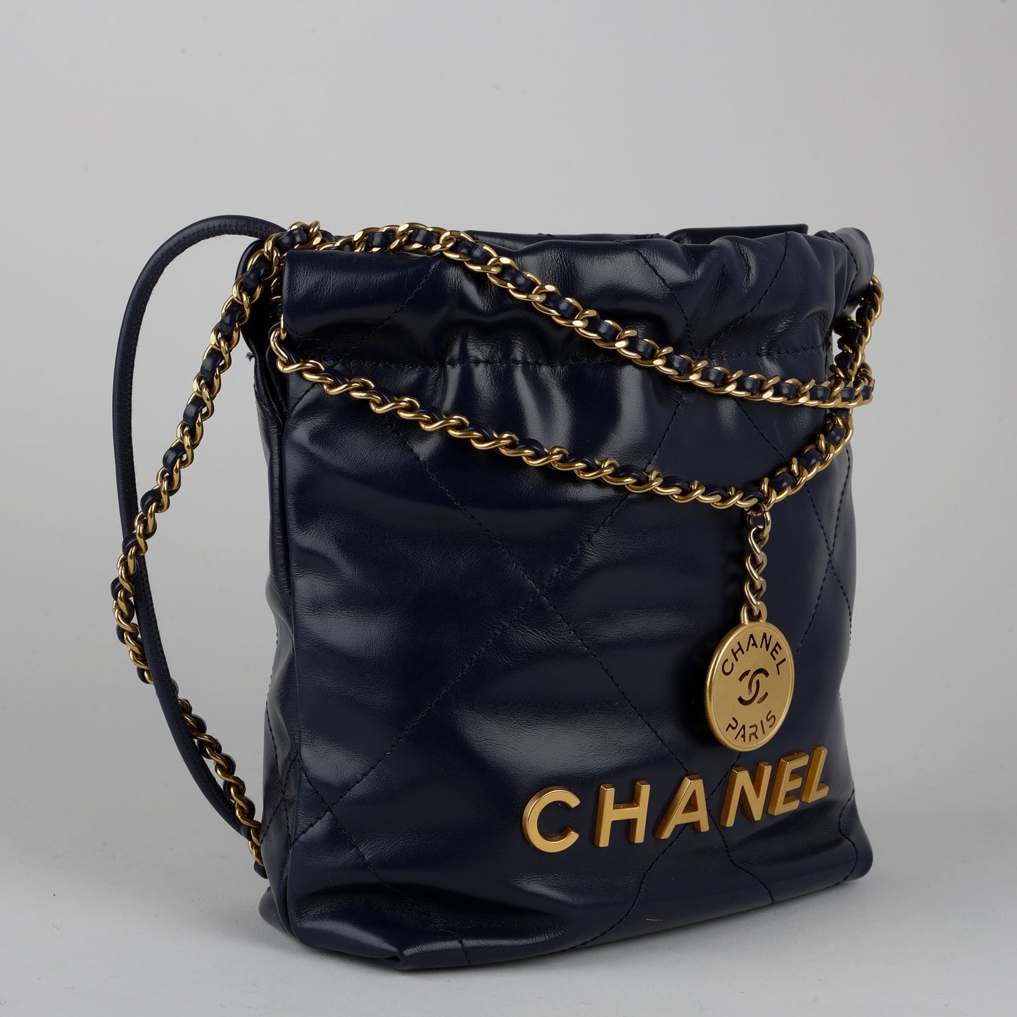 Mini 22 Navy Lambskin