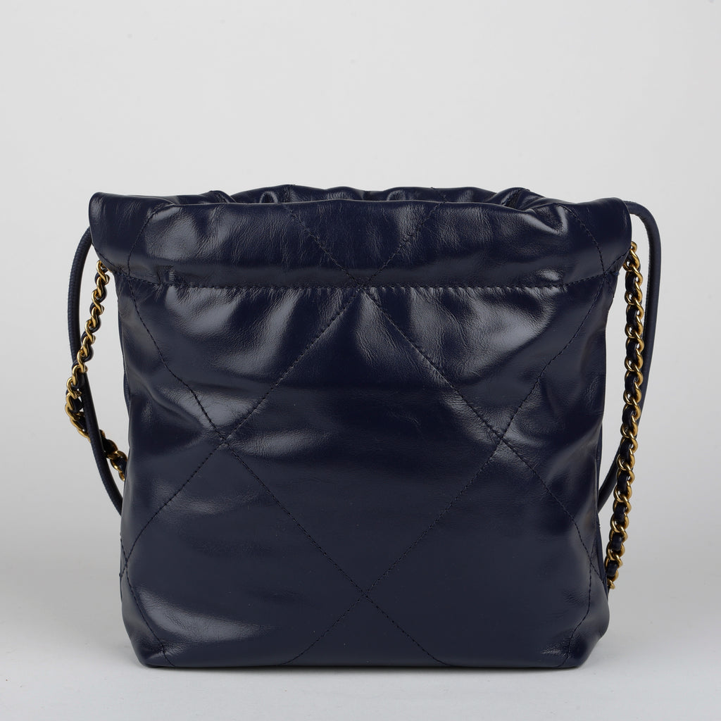 Mini 22 Navy Lambskin