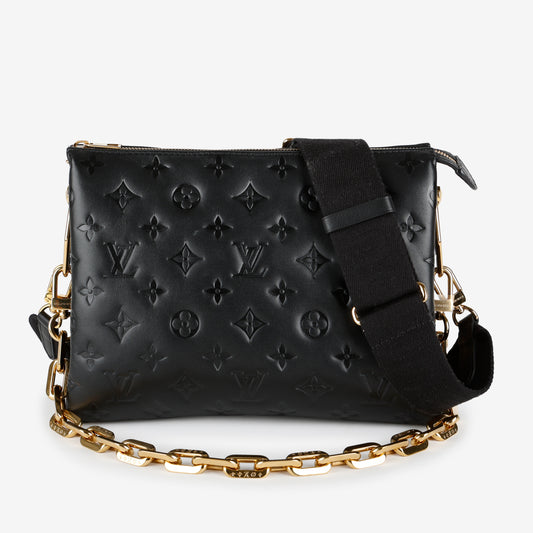 Coussin PM, Black Lambskin