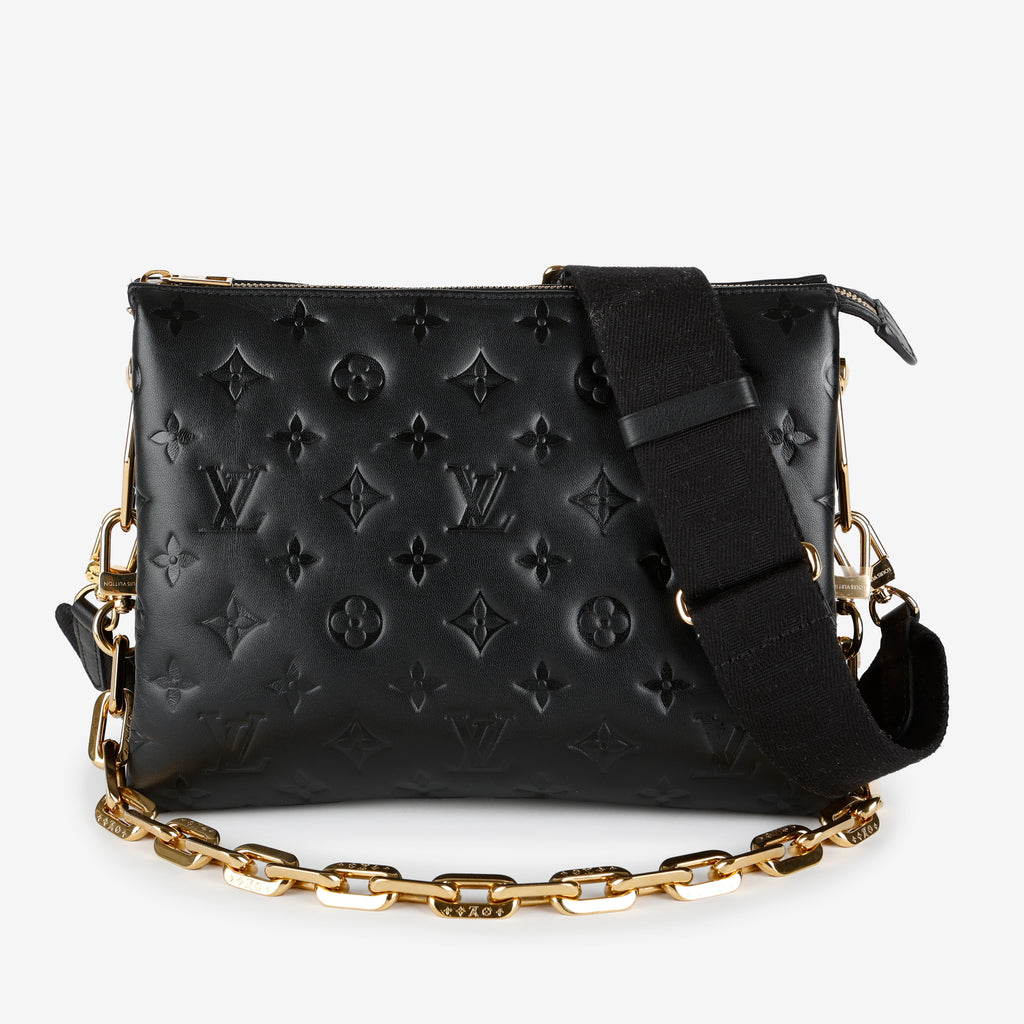 Coussin PM, Black Lambskin