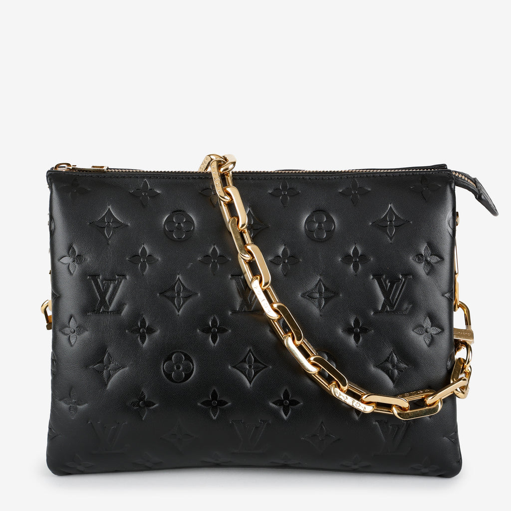 Coussin PM, Black Lambskin