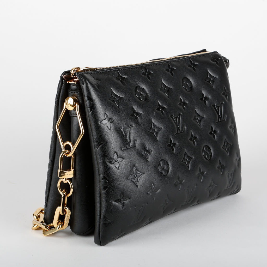 Coussin PM, Black Lambskin