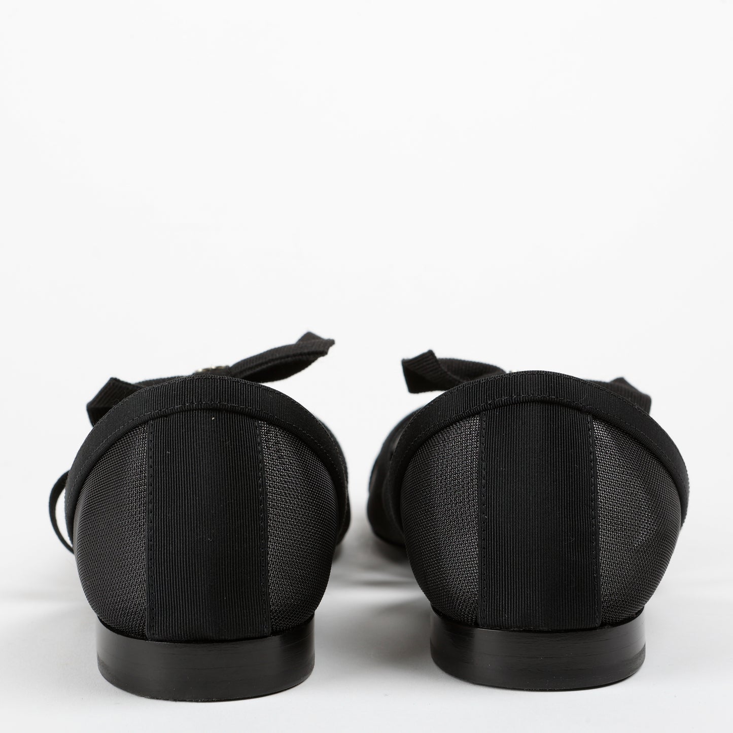 Coco Mark Ribbon Bow Flat Size 37