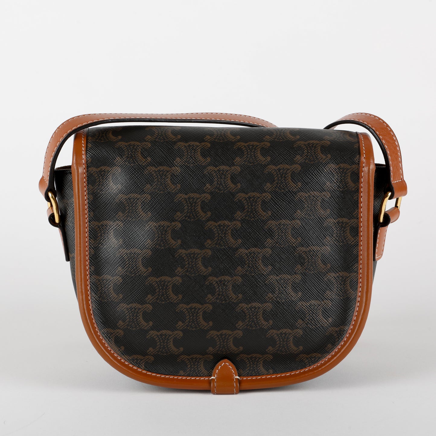 Triomphe Canvas Folco Bag Tan