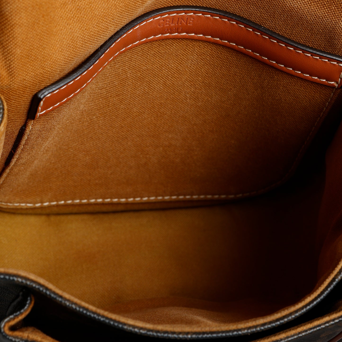 Triomphe Canvas Folco Bag Tan