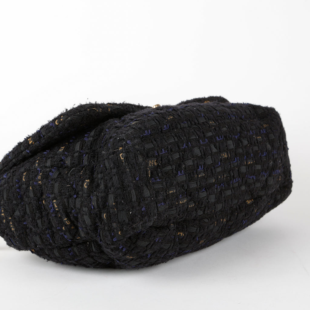 Maxi 19 Ribbon Tweed, Black and Navy