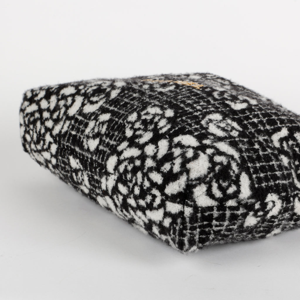 Medium 22 Camellia, Black White Cashmere