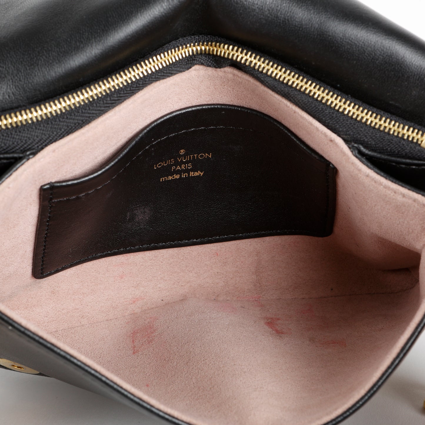 Coussin Pochette, Black Lambskin