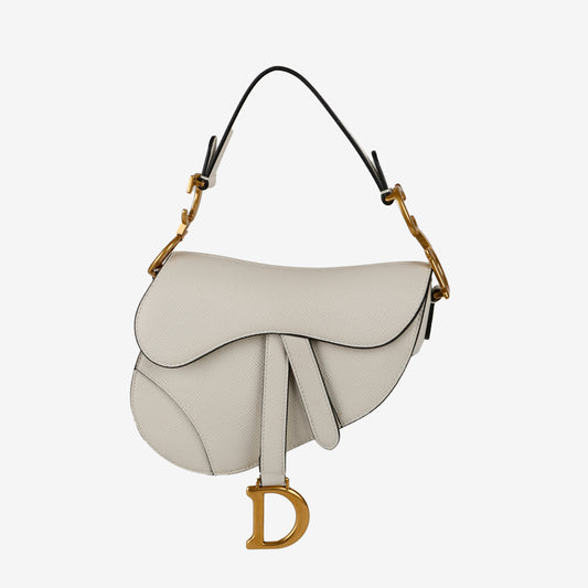 Mini Saddle Bag, Cream
