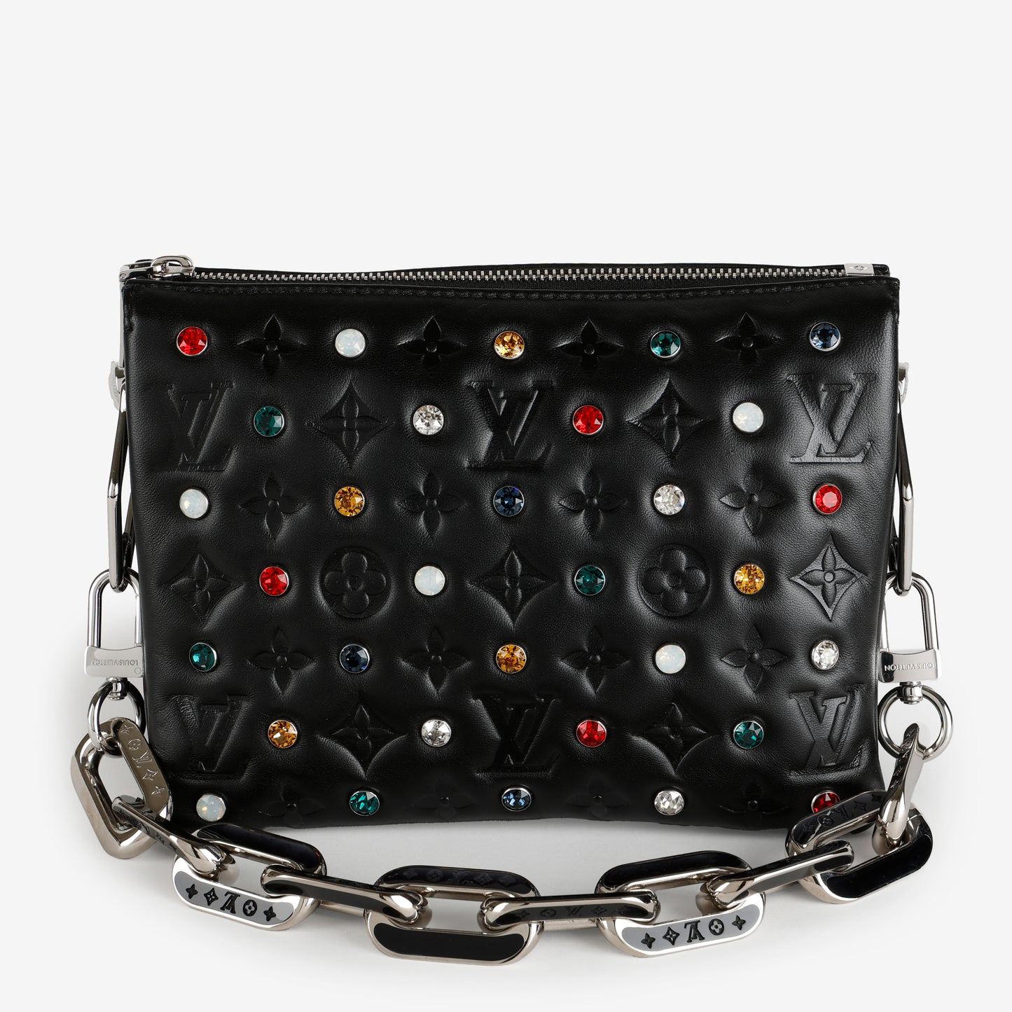 LV X YK Coussin BB Black Lambskin