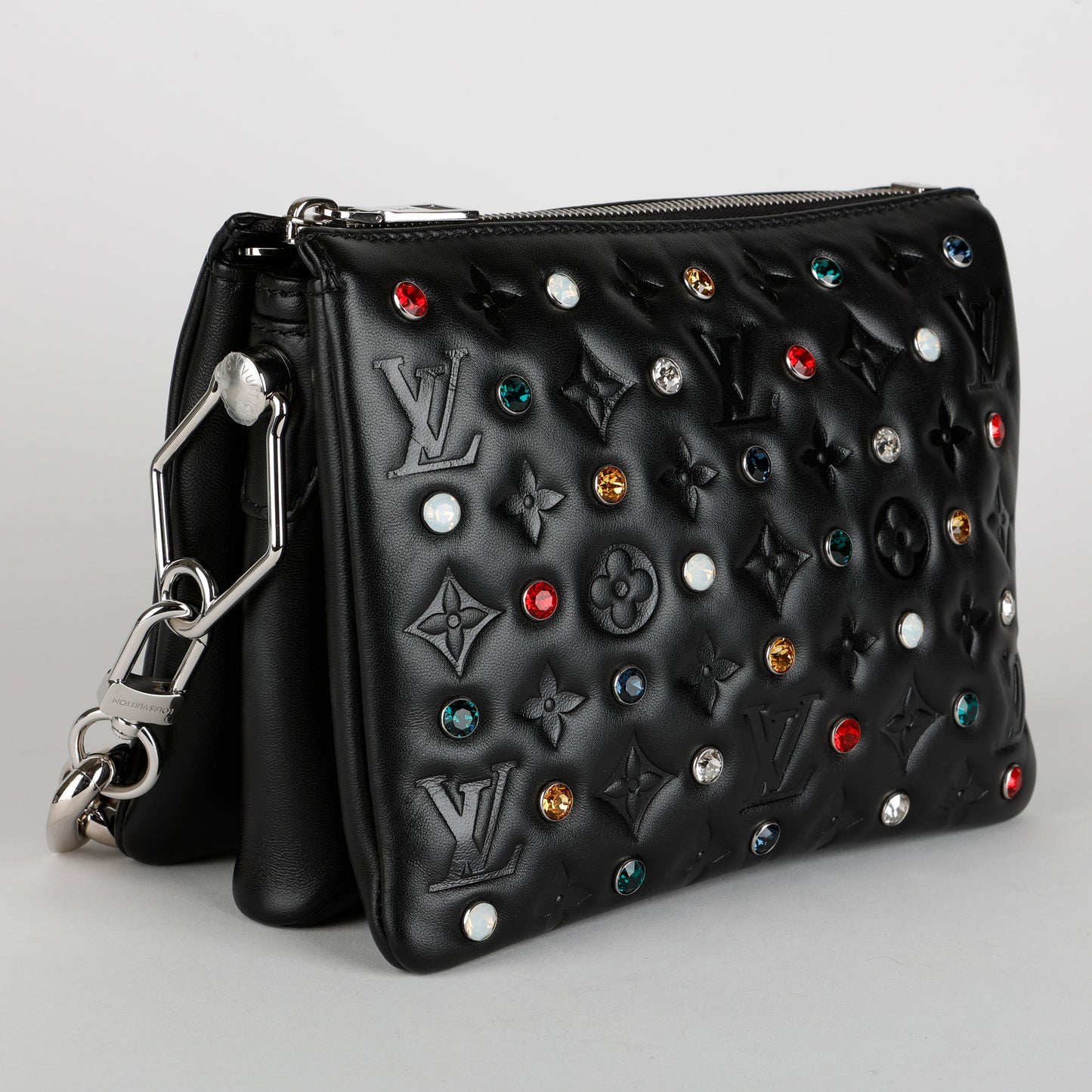 LV X YK Coussin BB Black Lambskin