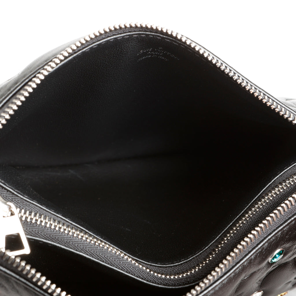 LV X YK Coussin BB Black Lambskin