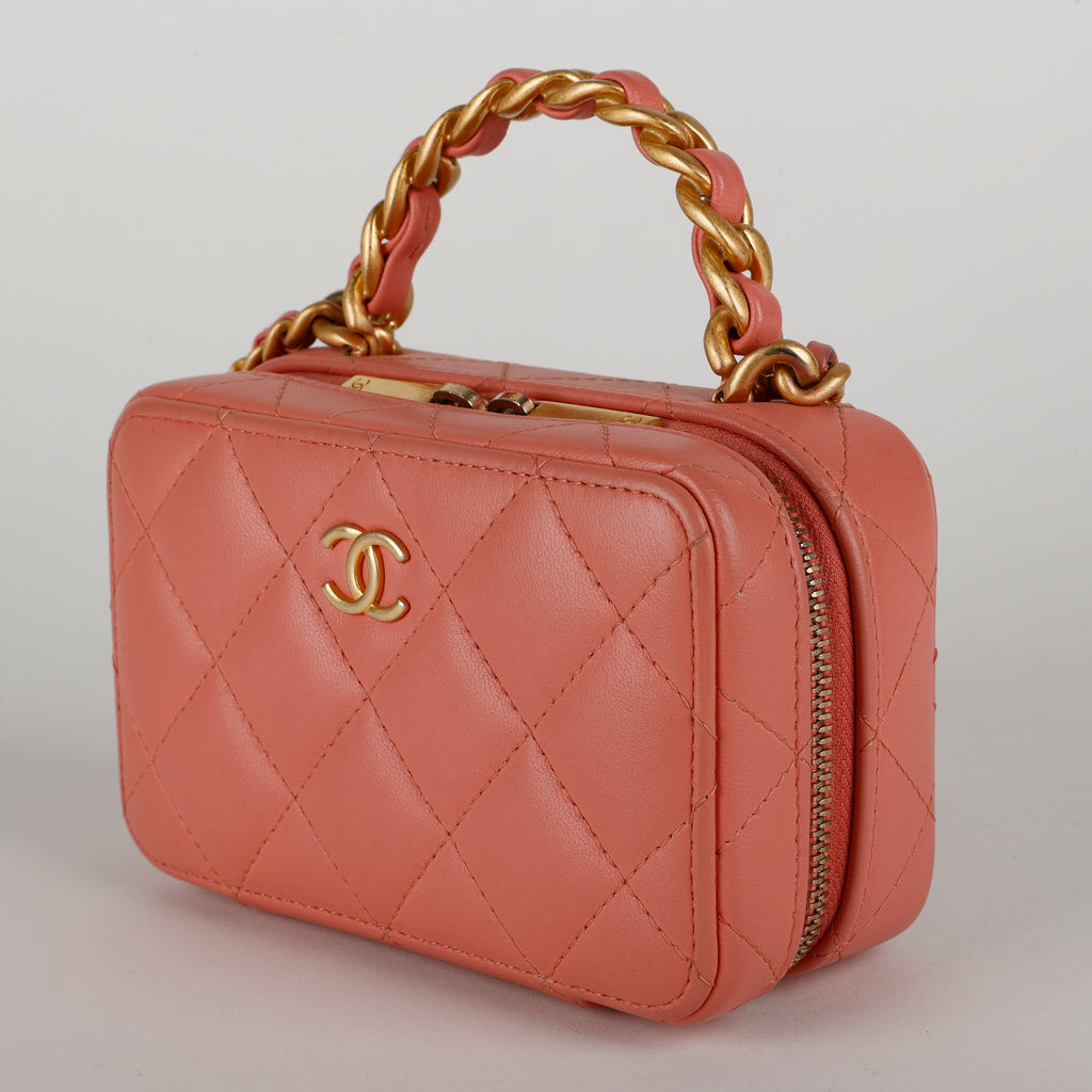 Mini Vanity Top Handle, Pink