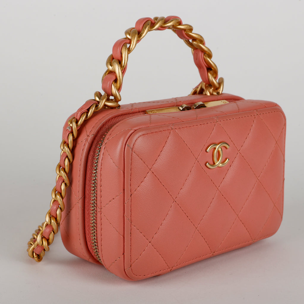 Mini Vanity Top Handle, Pink