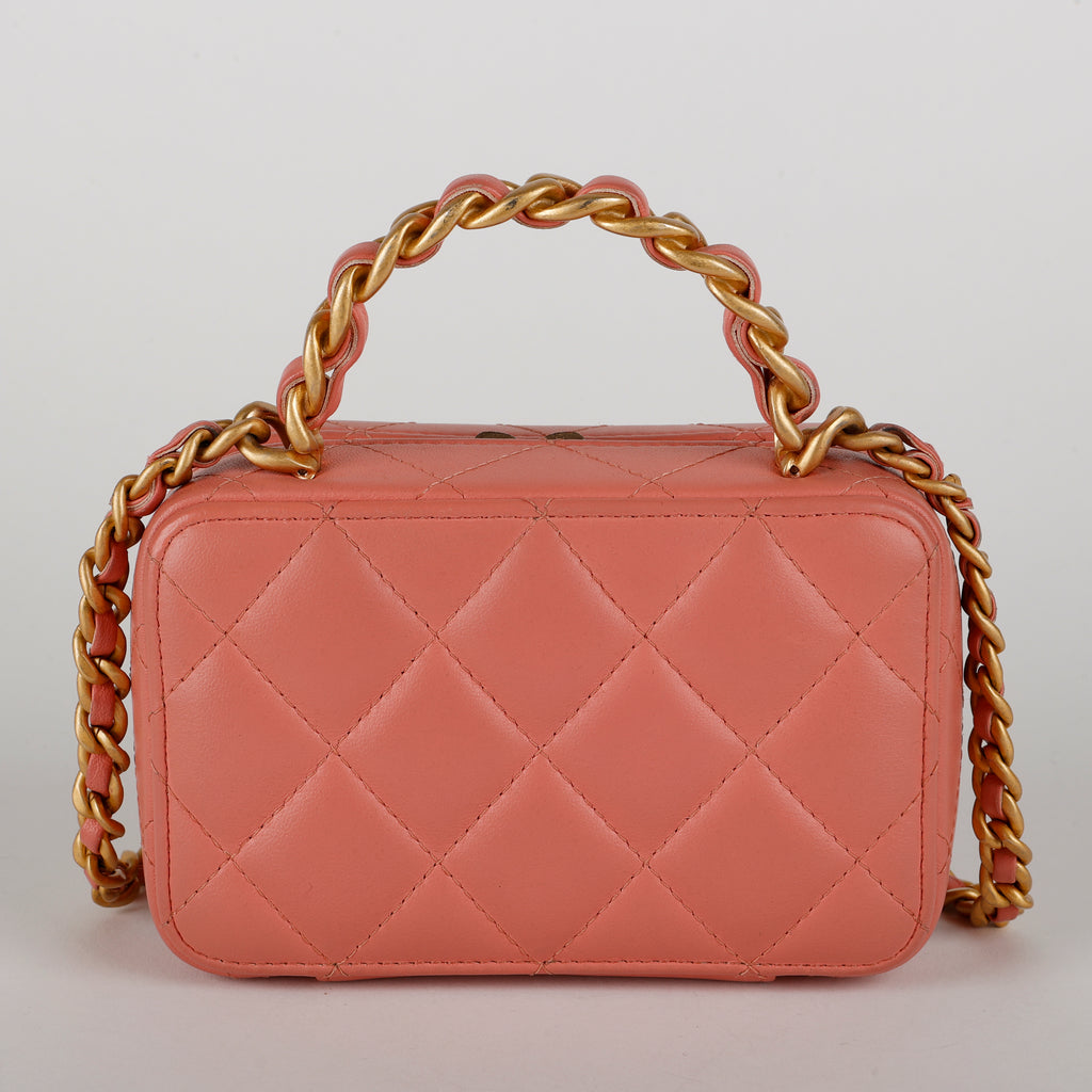 Mini Vanity Top Handle, Pink