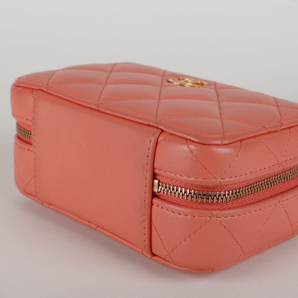 Mini Vanity Top Handle, Pink