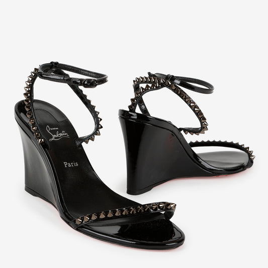 So Me Spike Wedges, Patent Leather