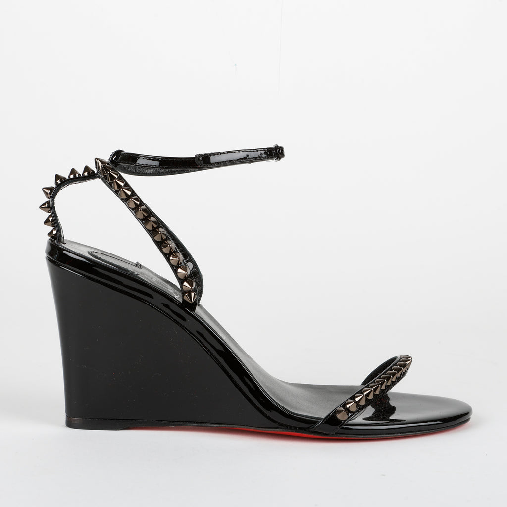 So Me Spike Wedges, Patent Leather