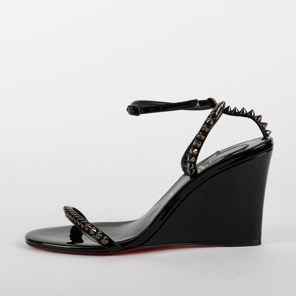 So Me Spike Wedges, Patent Leather