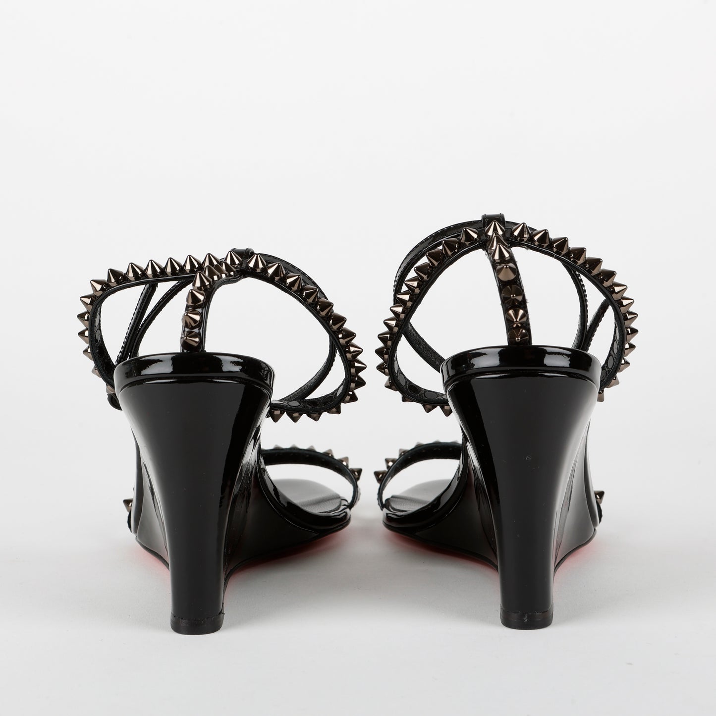 So Me Spike Wedges, Patent Leather