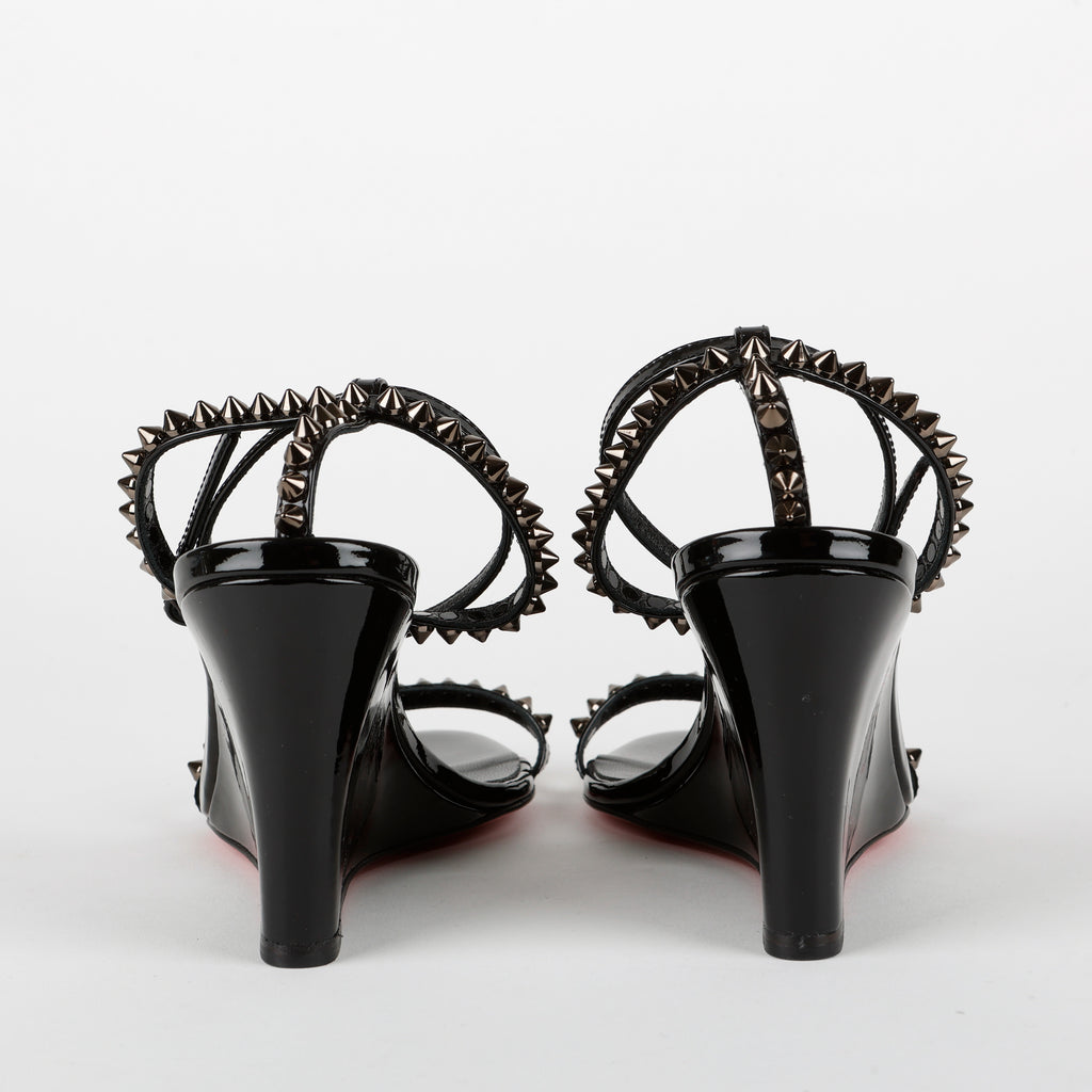 So Me Spike Wedges, Patent Leather