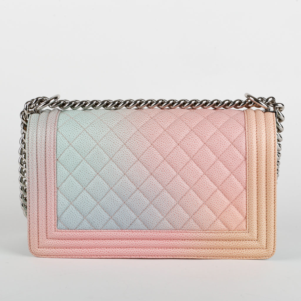 New Medium Boy Bag, Rainbow Ombre