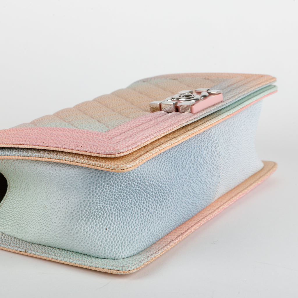 New Medium Boy Bag, Rainbow Ombre