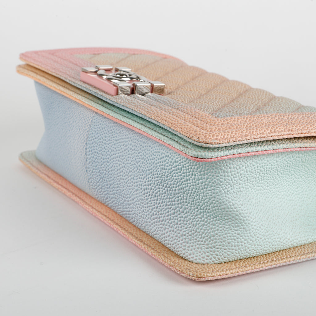 New Medium Boy Bag, Rainbow Ombre