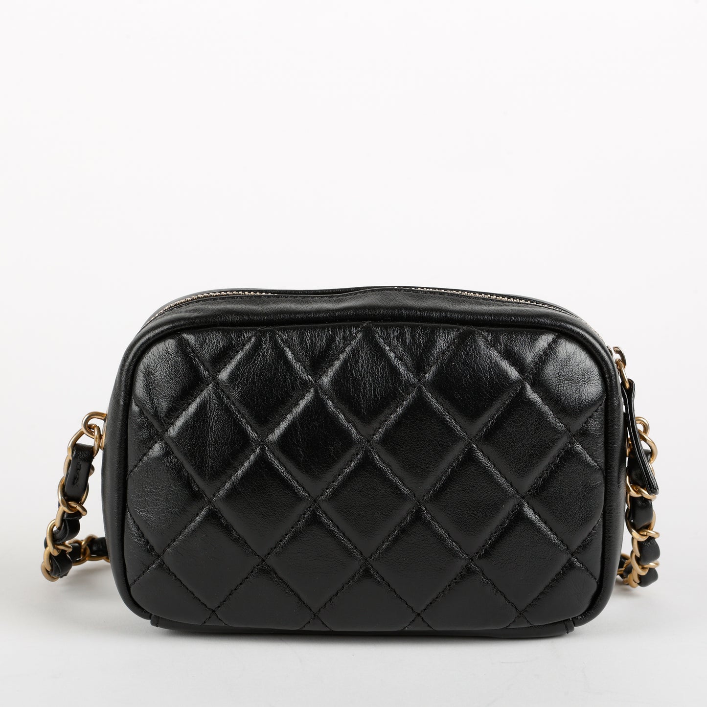 Buckle CC Camera Bag Lambskin, Black