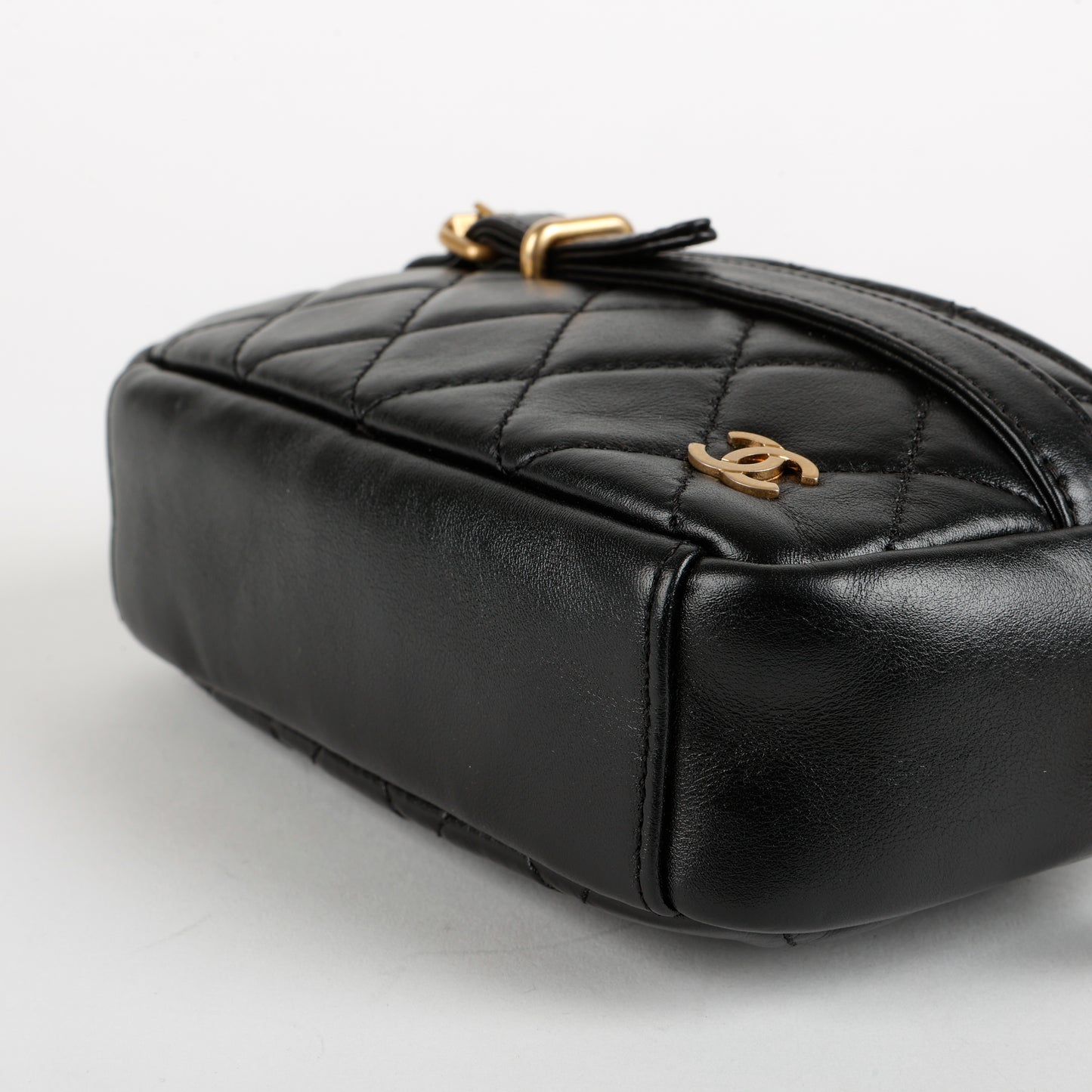 Buckle CC Camera Bag Lambskin, Black
