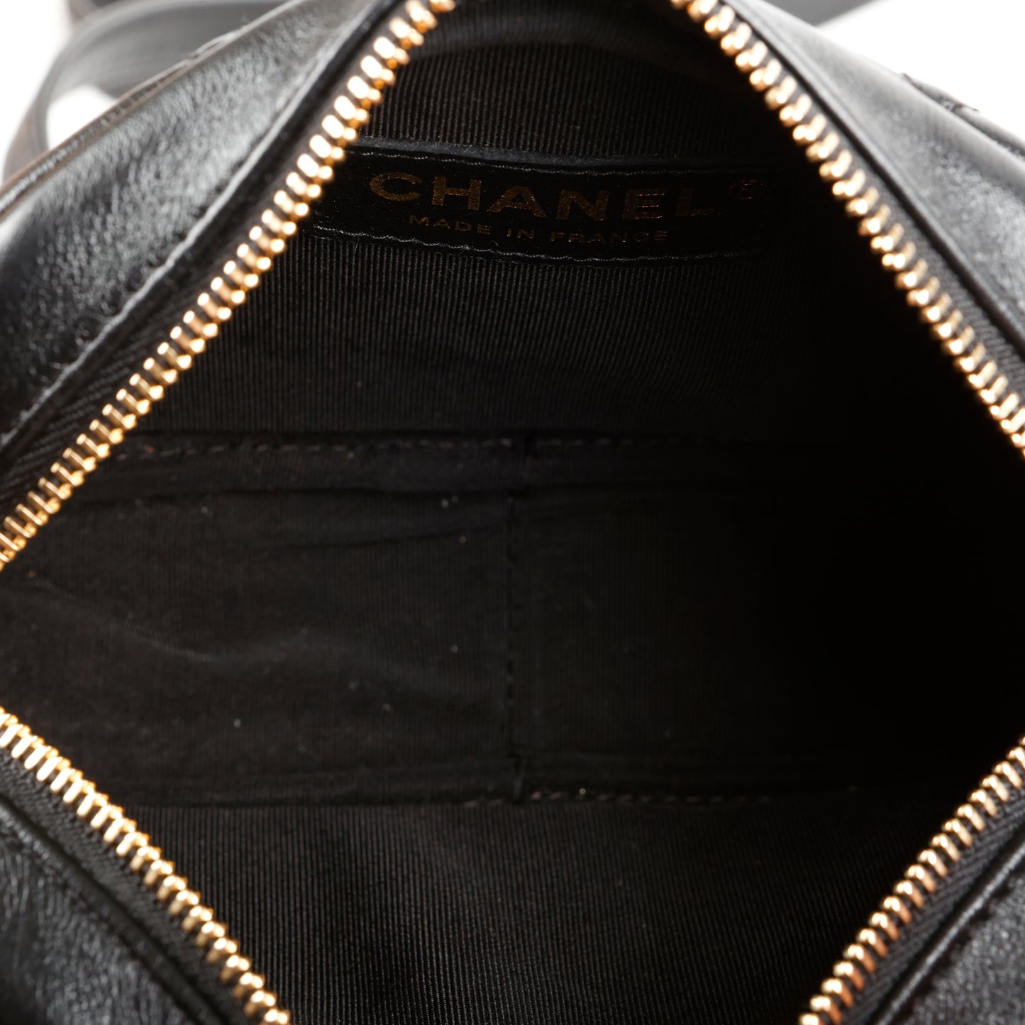 Buckle CC Camera Bag Lambskin, Black