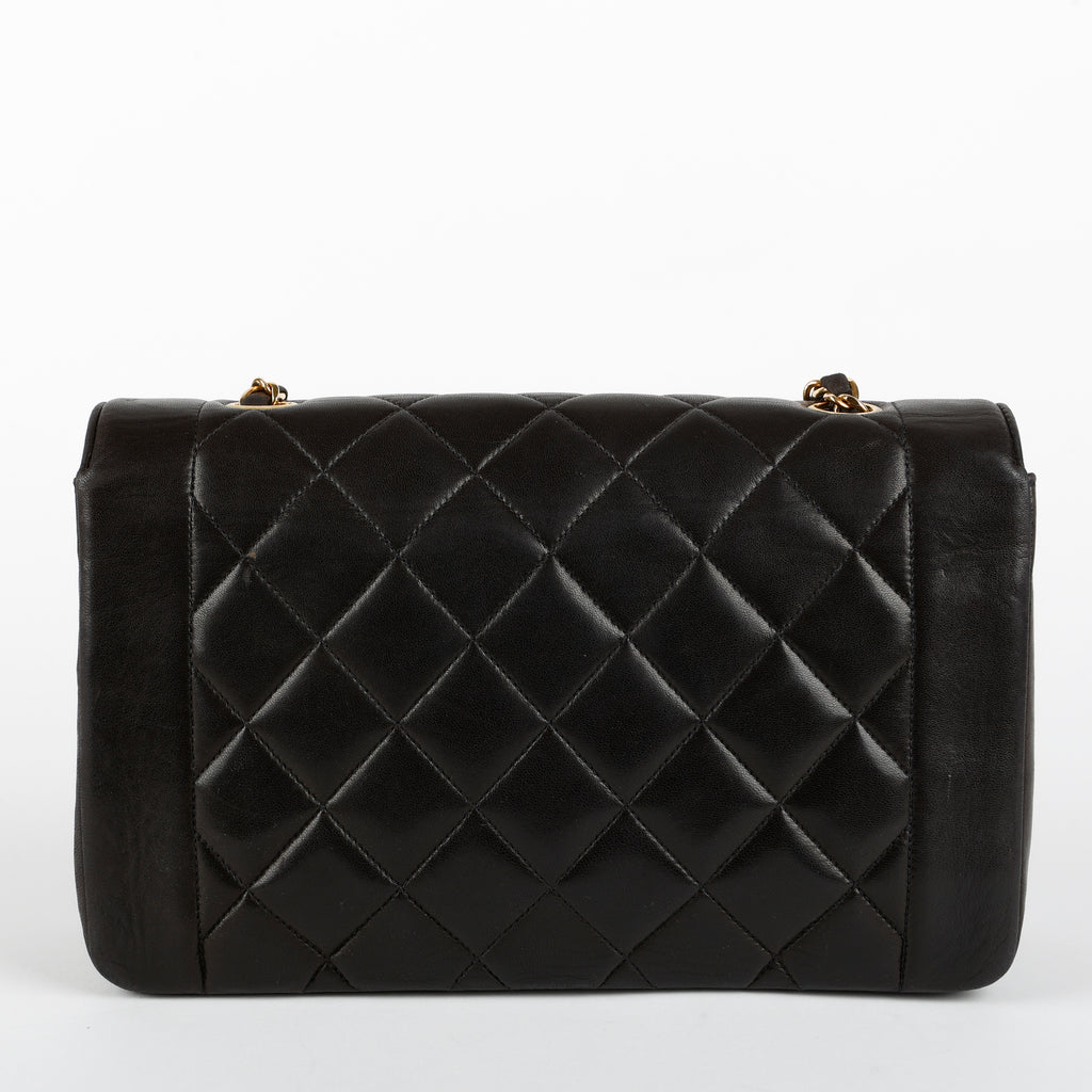 Vintage Diana Lambskin, Black
