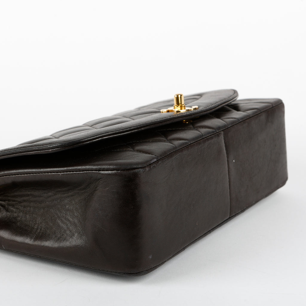 Vintage Diana Lambskin, Black