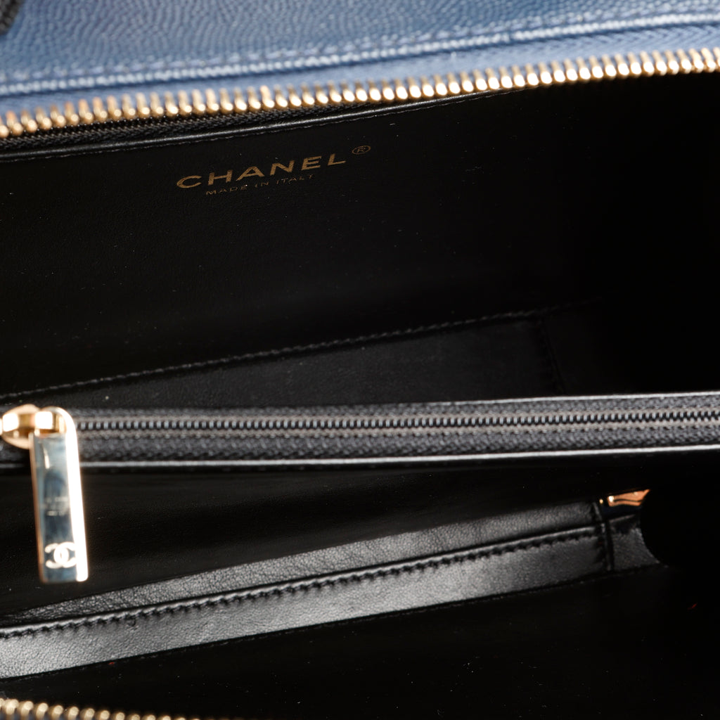 Medium Filigree Vanity, Navy/Black