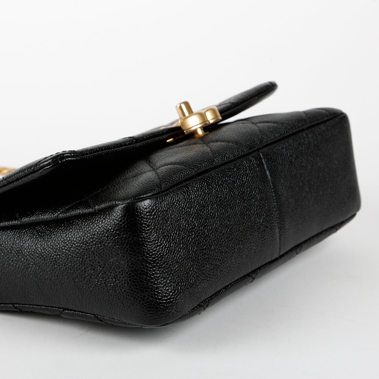 Small Melody Flap Bag, Black