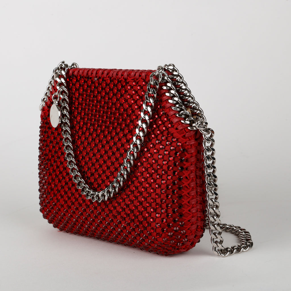Mini Falabella Tote Bag, Berry