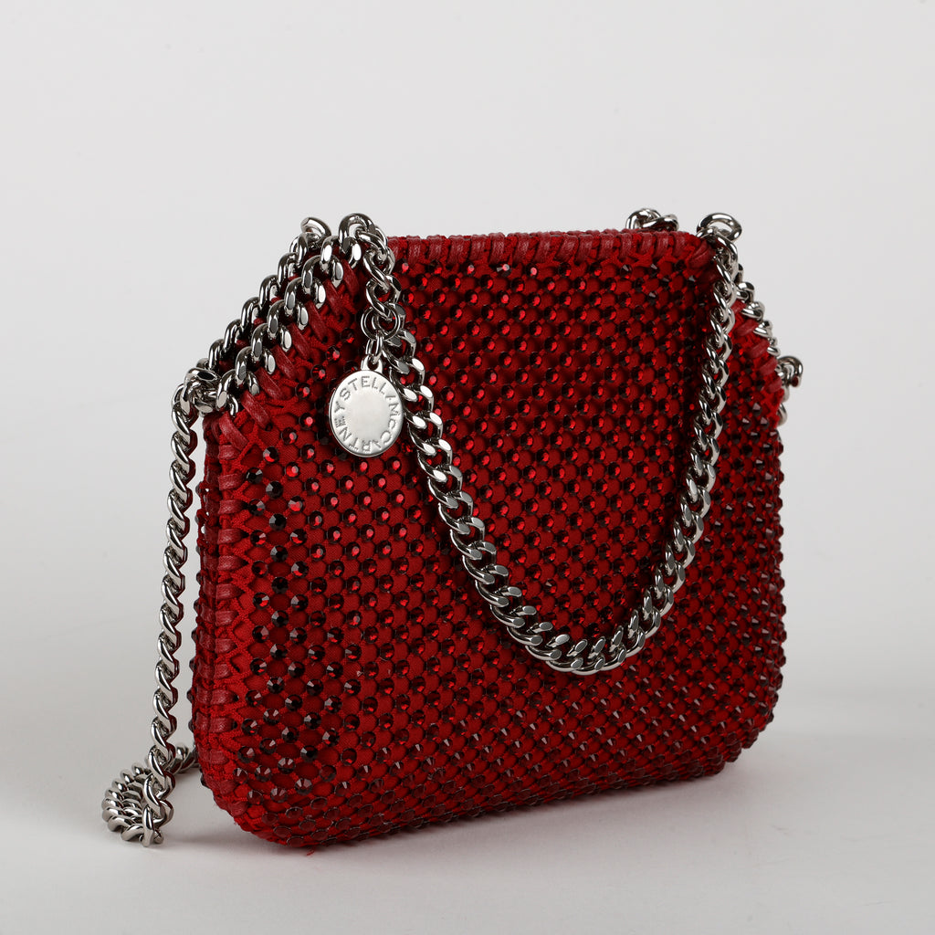 Mini Falabella Tote Bag, Berry
