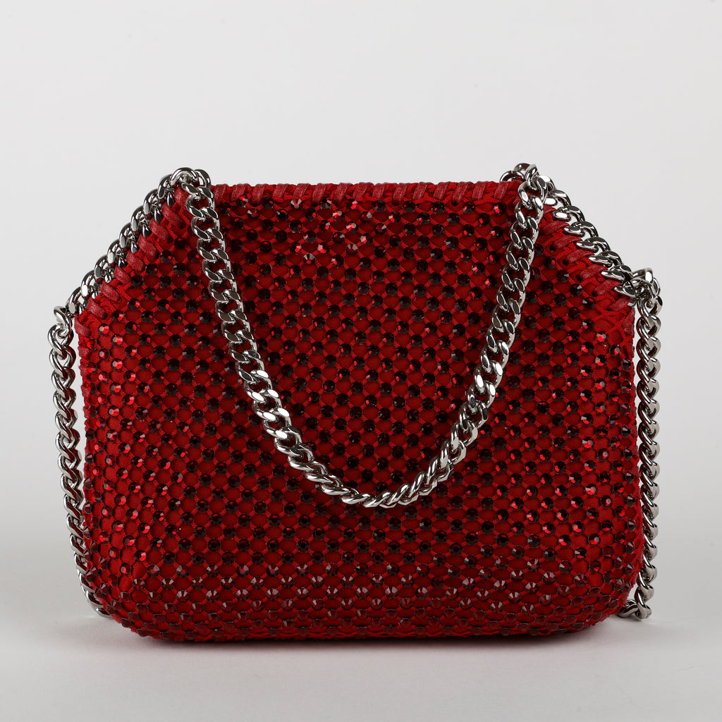 Mini Falabella Tote Bag, Berry