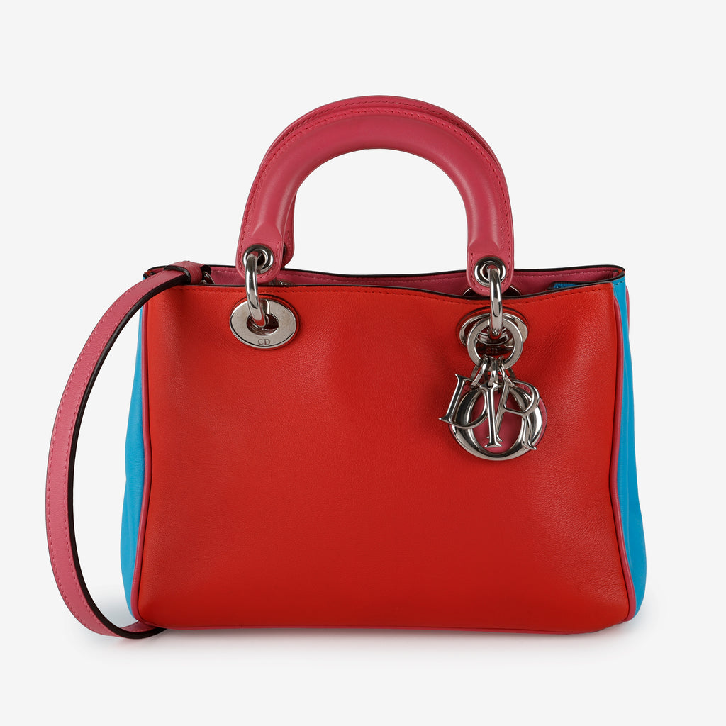 Mini Diorissimo, Tricolor Calfskin