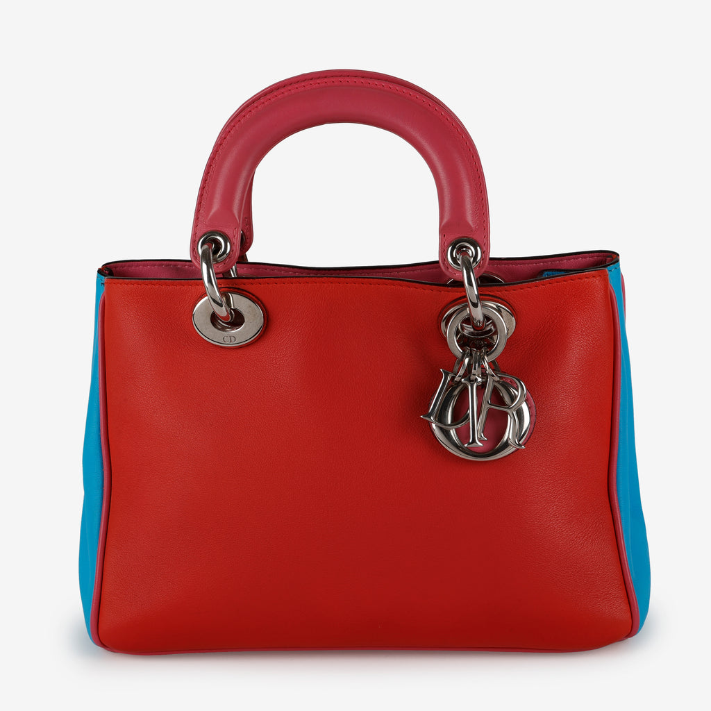 Mini Diorissimo, Tricolor Calfskin