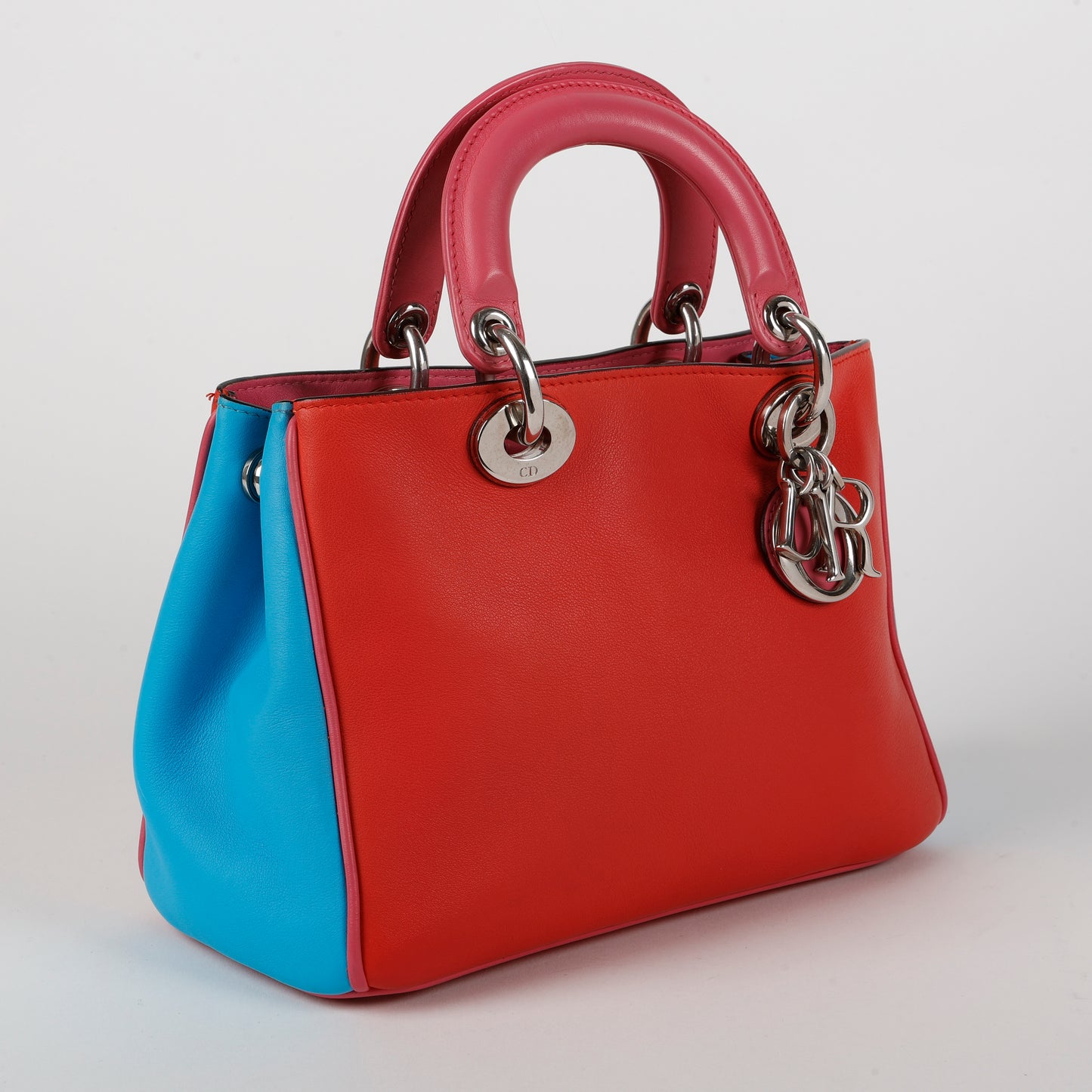 Mini Diorissimo, Tricolor Calfskin
