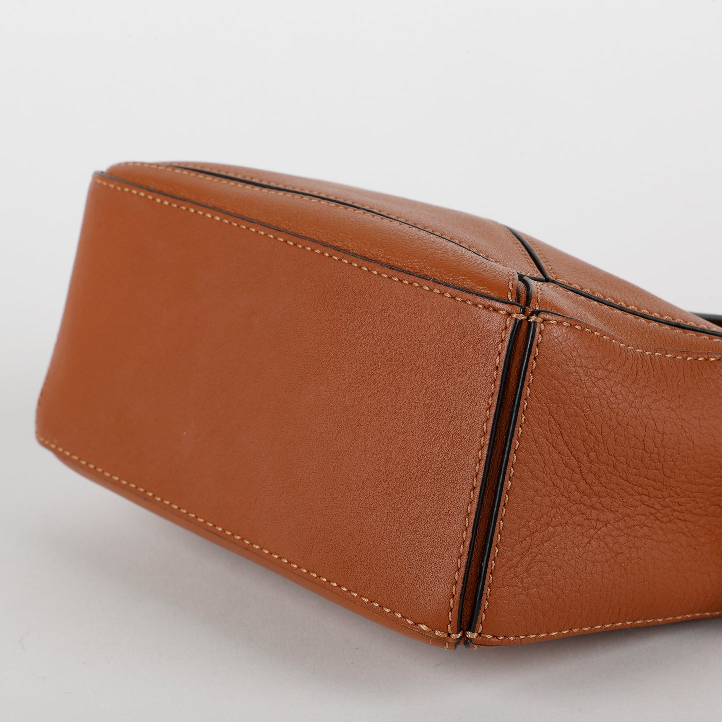 Mini Puzzle Bag, Tan Calfskin