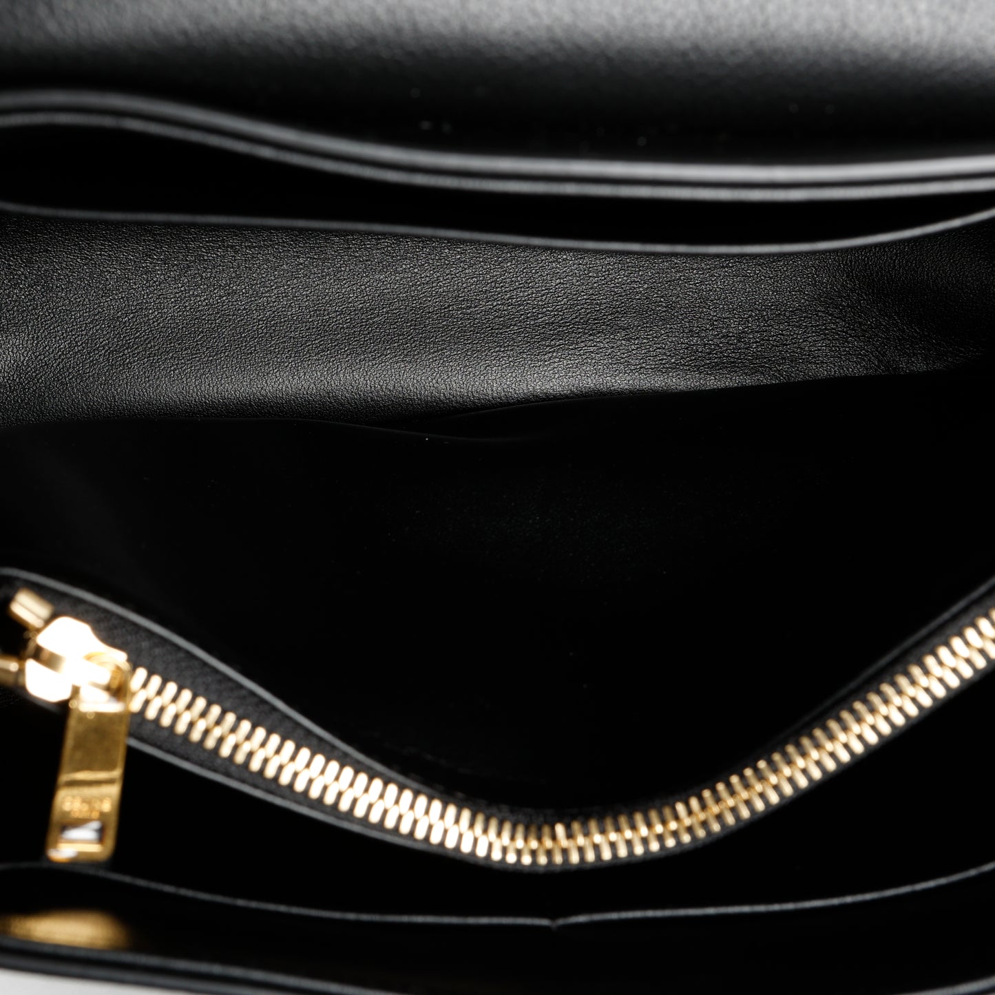 Medium Nino Bag, Black Grained Calfskin