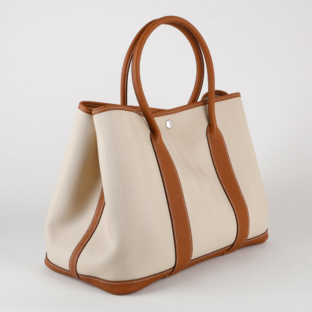 Garden Party 36 Ecru Canvas/ Gold Negonda