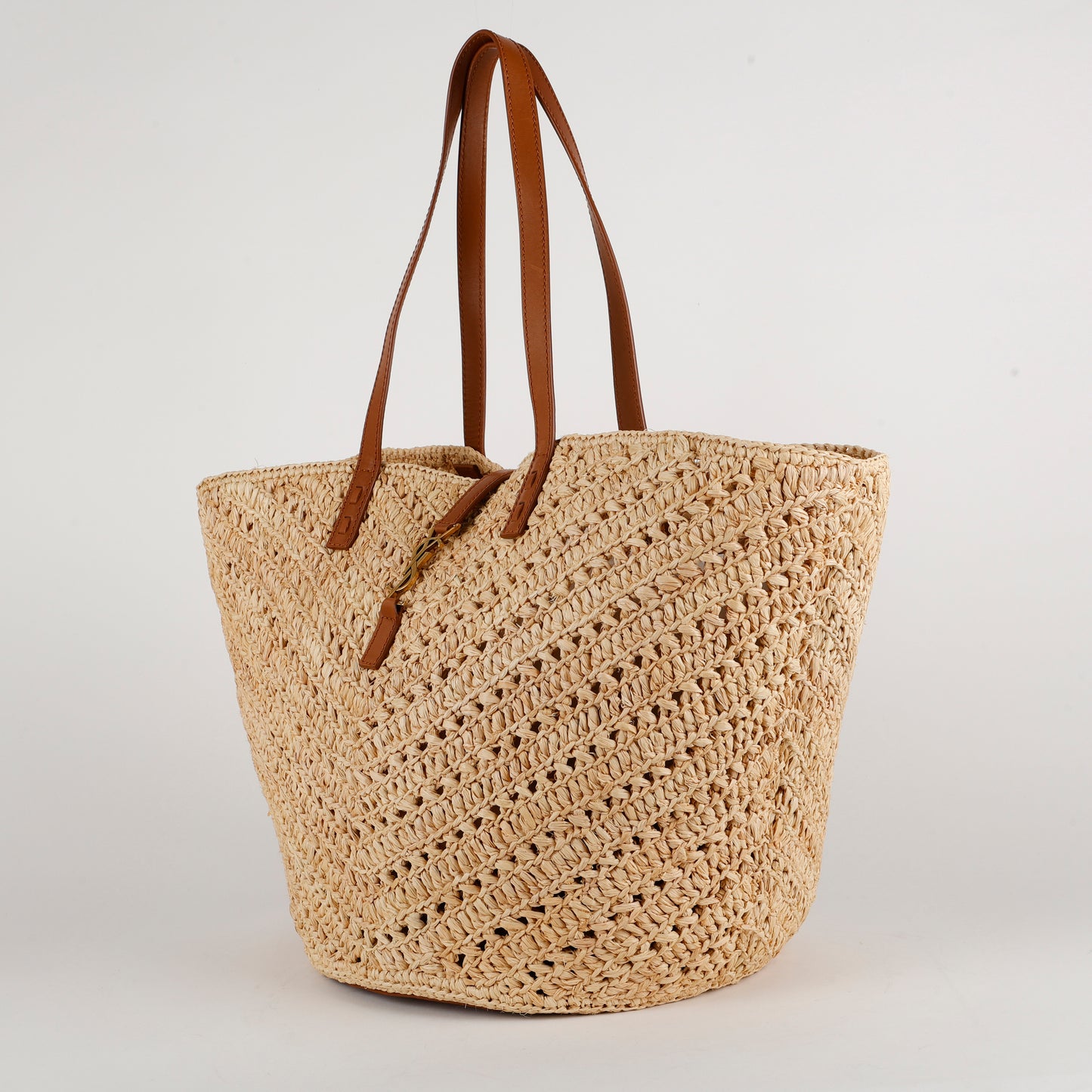 Medium Panier Raffia Tote