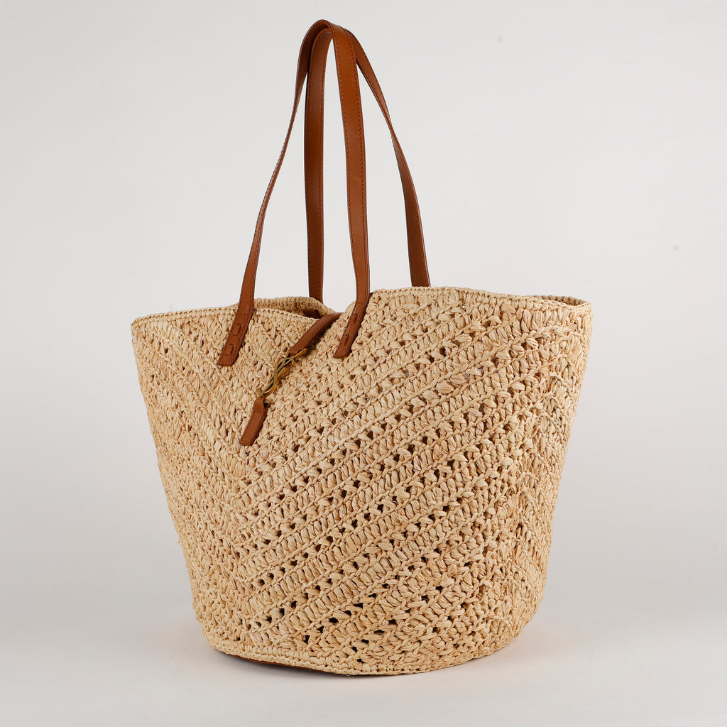 Medium Panier Raffia Tote