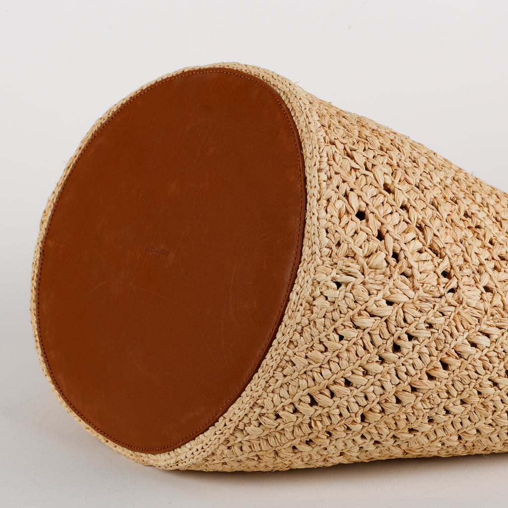 Medium Panier Raffia Tote