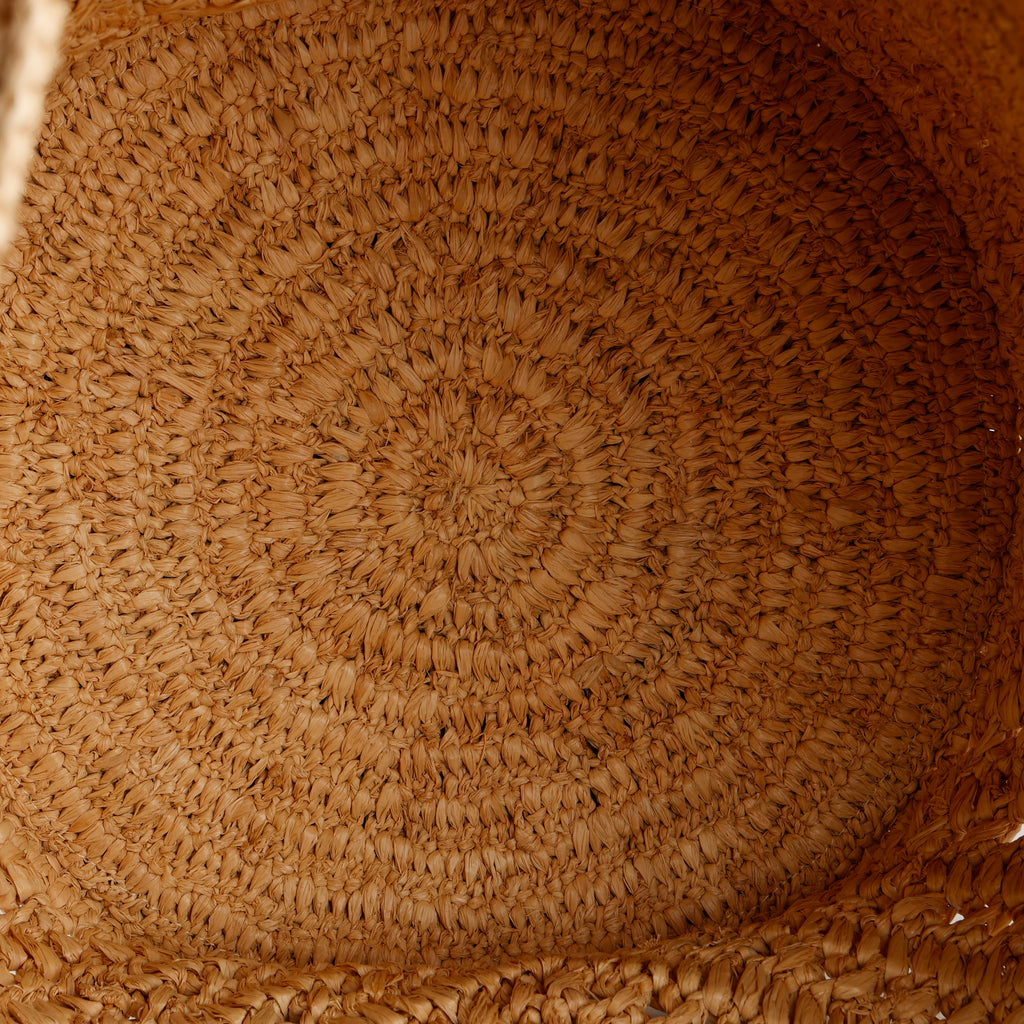 Medium Panier Raffia Tote