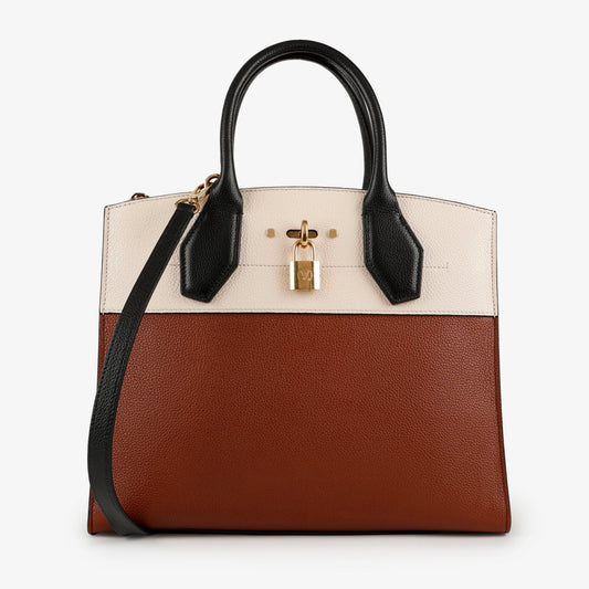 City Steamer MM, Brown/Cream