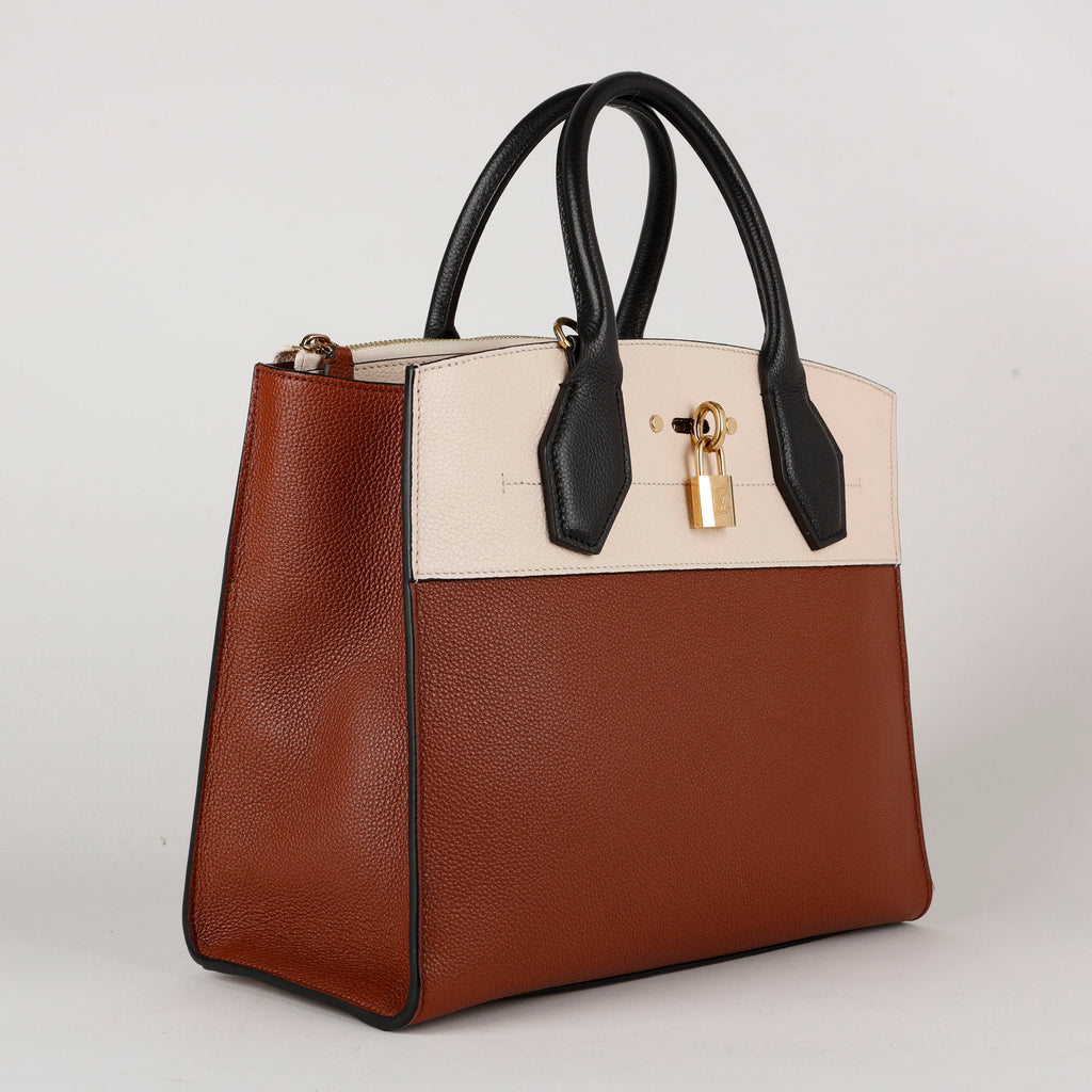 City Steamer MM, Brown/Cream